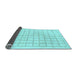 Sideview of Solid Light Blue Modern Rug, abs1589lblu