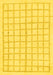 Solid Yellow Modern Rug, abs1589yw