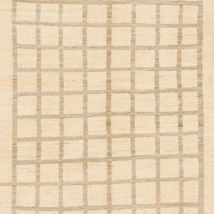 Machine Washable Abstract Yellow Rug, wshabs1589