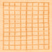 Square Solid Orange Modern Rug, abs1589org