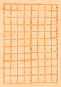 Solid Orange Modern Rug, abs1589org