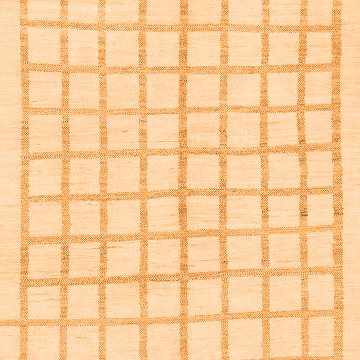 Machine Washable Solid Orange Modern Area Rugs, wshabs1589org