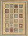 Machine Washable Abstract Brown Rug, wshabs158