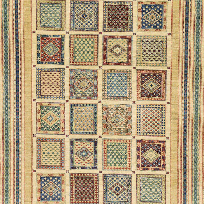 Machine Washable Abstract Brown Rug, wshabs158