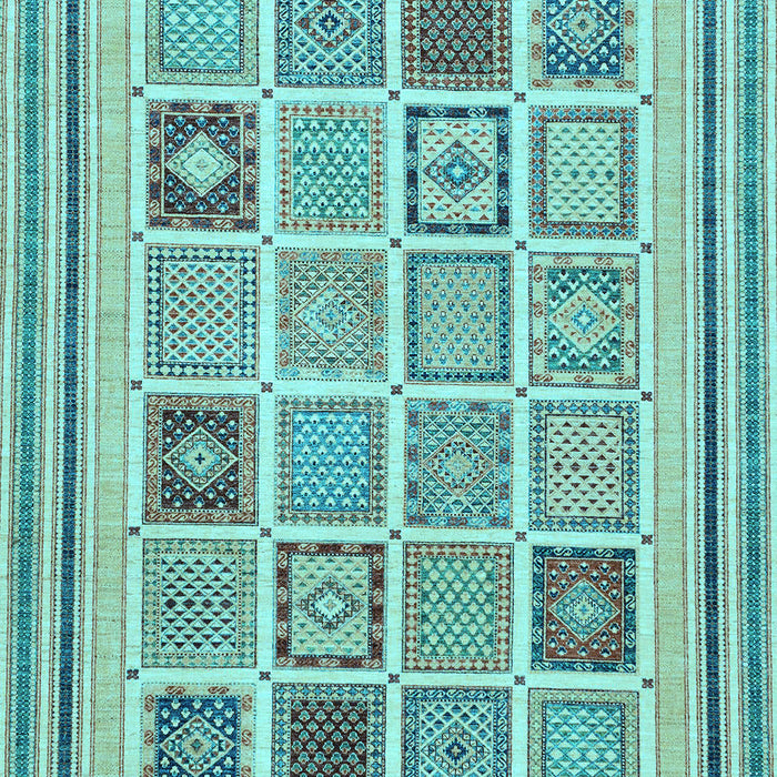 Abstract Light Blue Modern Rug, abs158lblu