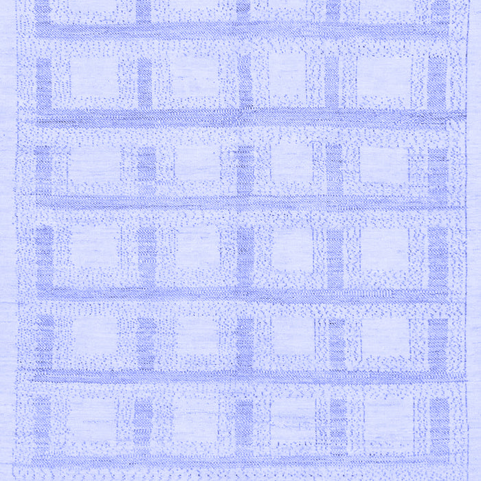 Machine Washable Solid Blue Modern Rug, wshabs1590blu