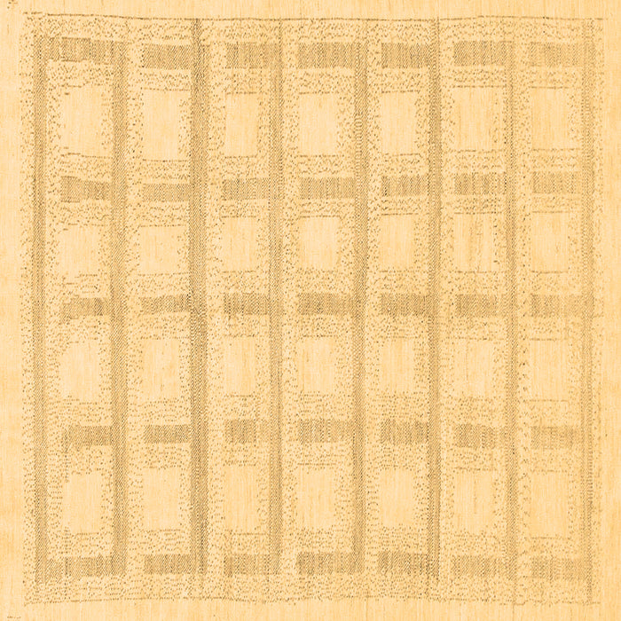 Square Solid Brown Modern Rug, abs1590brn