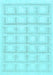 Solid Light Blue Modern Rug, abs1590lblu