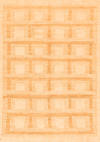 Solid Orange Modern Rug, abs1590org