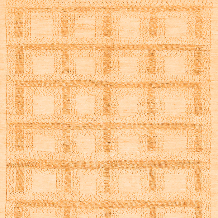 Solid Orange Modern Rug, abs1590org