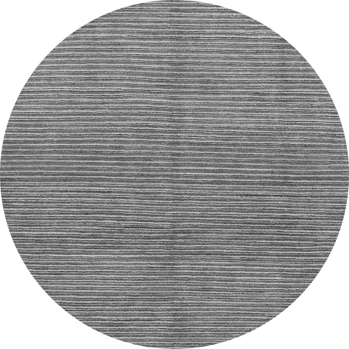 Round Abstract Gray Modern Rug, abs1591gry