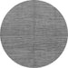 Round Abstract Gray Modern Rug, abs1591gry