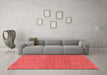 Modern Red Washable Rugs