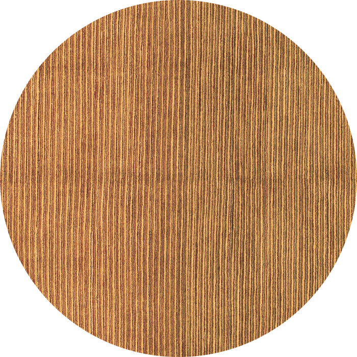Round Abstract Brown Modern Rug, abs1591brn