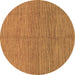 Round Abstract Brown Modern Rug, abs1591brn