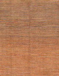 Machine Washable Abstract Orange Rug, wshabs1591