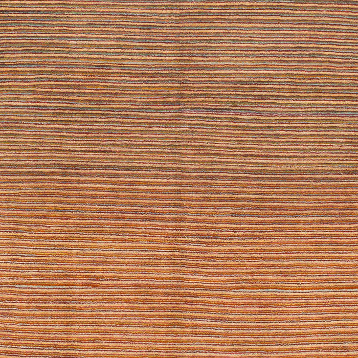 Machine Washable Abstract Orange Rug, wshabs1591