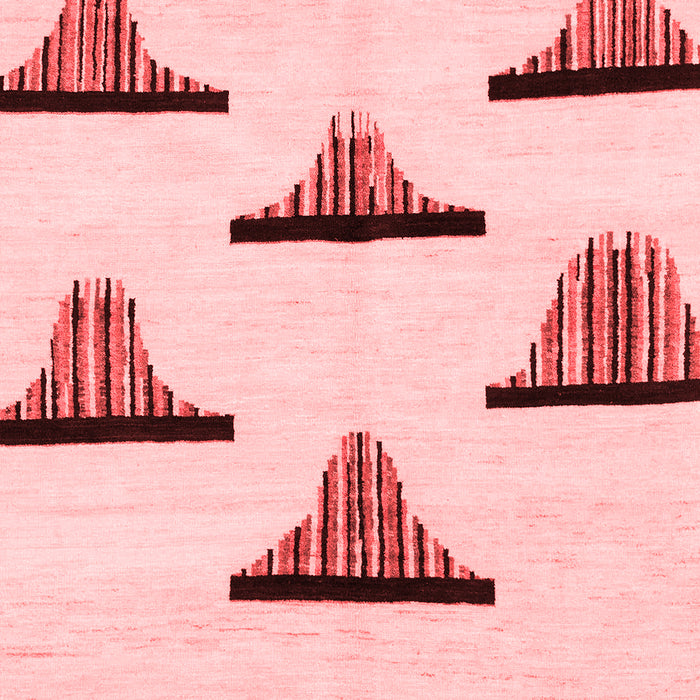 Solid Red Modern Area Rugs