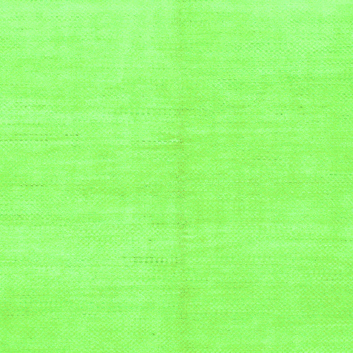 Square Machine Washable Solid Green Modern Area Rugs, wshabs1593grn