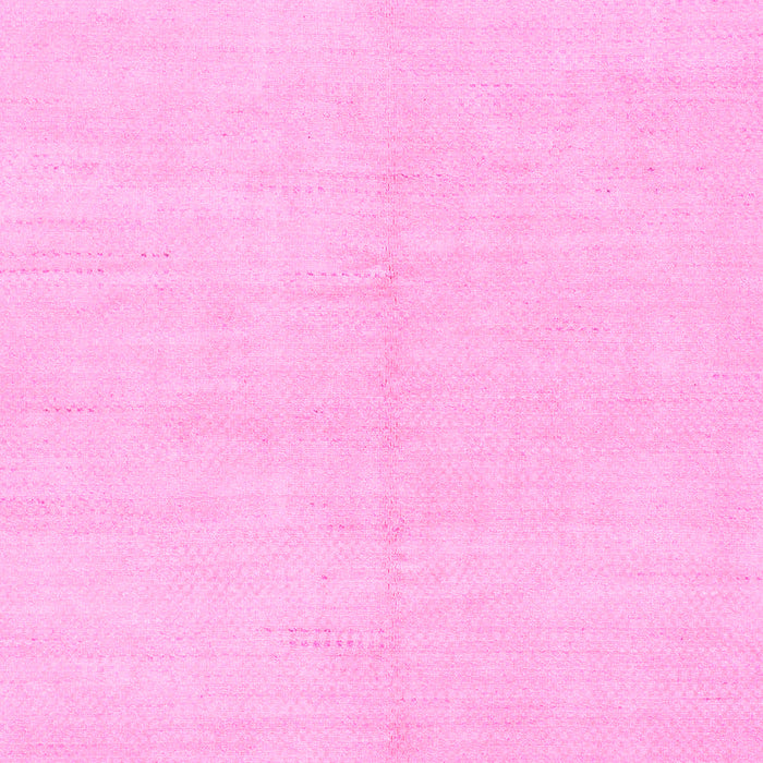 Machine Washable Solid Pink Modern Rug, wshabs1593pnk