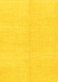 Solid Yellow Modern Rug, abs1593yw