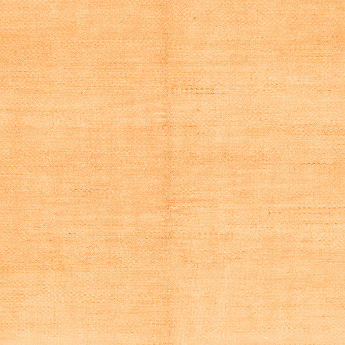 Square Solid Orange Modern Rug, abs1593org