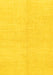 Machine Washable Solid Yellow Modern Rug, wshabs1593yw