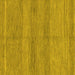 Square Abstract Yellow Modern Rug, abs1594yw