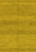 Machine Washable Abstract Yellow Modern Rug, wshabs1594yw