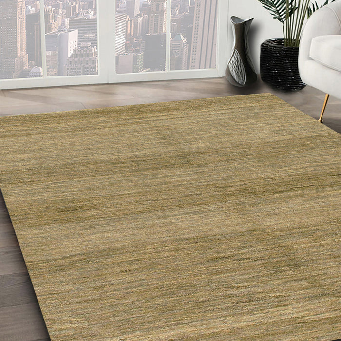 Machine Washable Abstract Light Brown Rug in a Family Room, wshabs1594