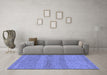 Machine Washable Abstract Blue Modern Rug in a Living Room, wshabs1594blu