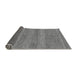 Sideview of Abstract Gray Modern Rug, abs1594gry