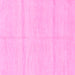 Square Solid Pink Modern Rug, abs1595pnk