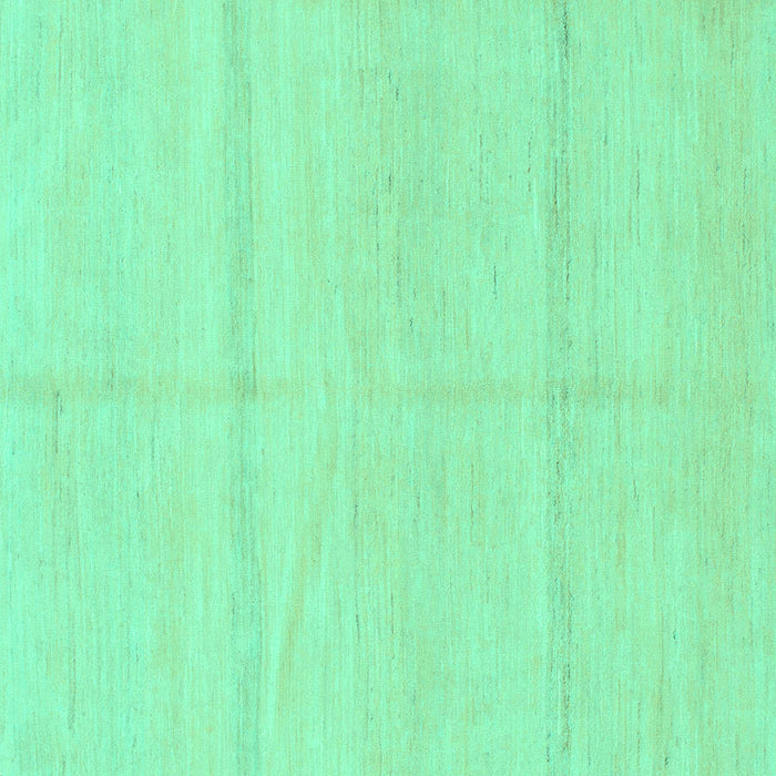 Square Solid Turquoise Modern Rug, abs1595turq