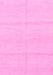 Machine Washable Solid Pink Modern Rug, wshabs1595pnk