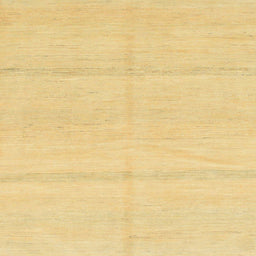 Square Abstract Chrome Gold Yellow Solid Rug, abs1595