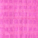 Square Machine Washable Solid Pink Modern Rug, wshabs1596pnk