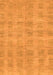 Machine Washable Solid Orange Modern Area Rugs, wshabs1596org