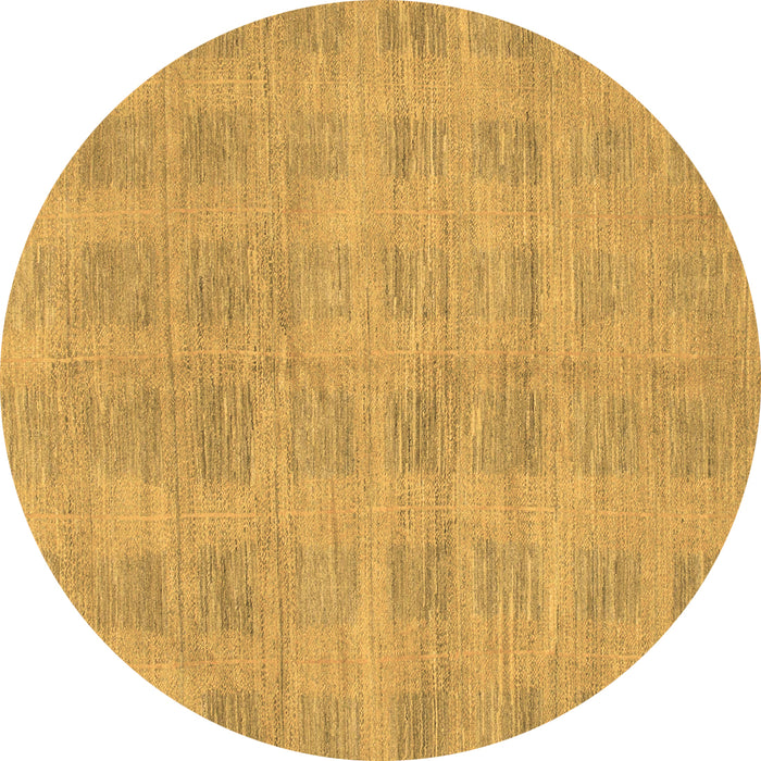 Round Solid Brown Modern Rug, abs1596brn