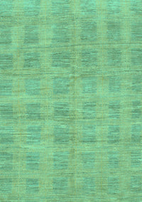 Solid Turquoise Modern Rug, abs1596turq