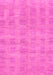 Machine Washable Solid Pink Modern Rug, wshabs1596pnk