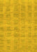 Solid Yellow Modern Rug, abs1596yw