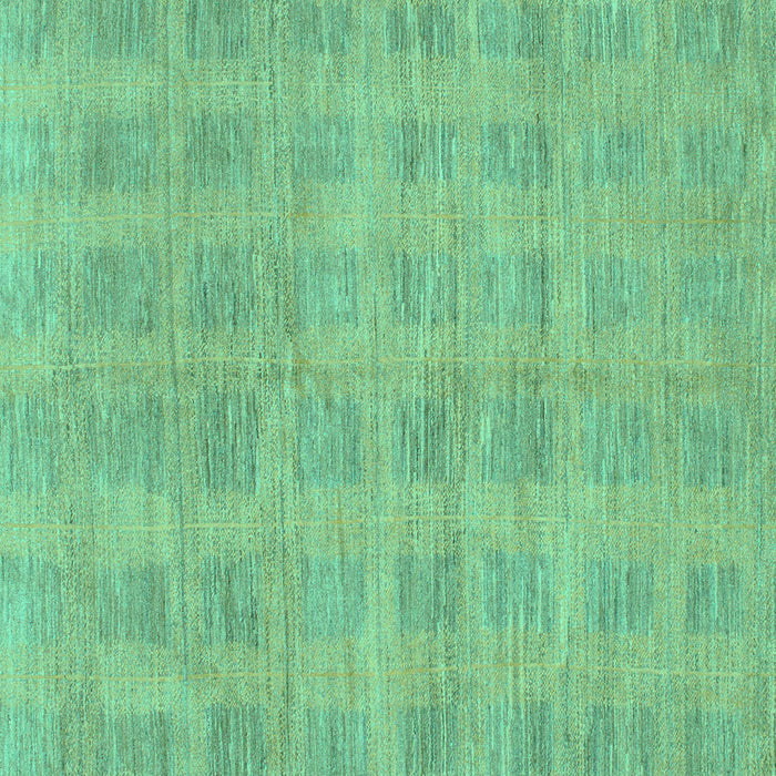 Square Machine Washable Solid Turquoise Modern Area Rugs, wshabs1596turq
