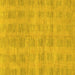 Square Solid Yellow Modern Rug, abs1596yw