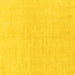 Square Solid Yellow Modern Rug, abs1597yw