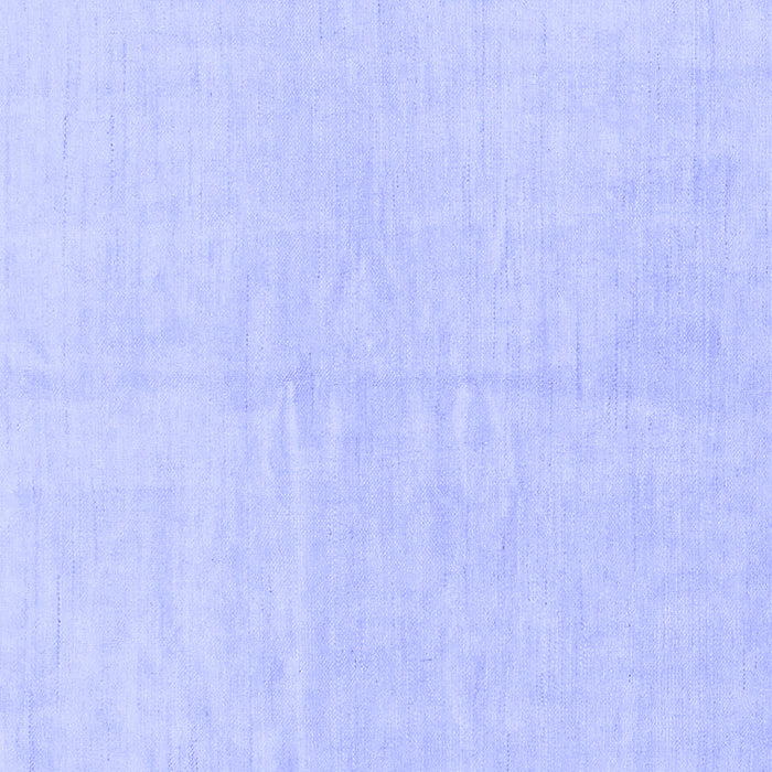 Square Machine Washable Solid Blue Modern Rug, wshabs1597blu