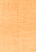 Solid Orange Modern Rug, abs1597org