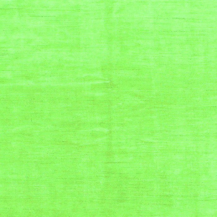 Square Machine Washable Solid Green Modern Area Rugs, wshabs1597grn