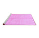 Sideview of Machine Washable Solid Purple Modern Area Rugs, wshabs1598pur