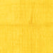 Square Solid Yellow Modern Rug, abs1598yw